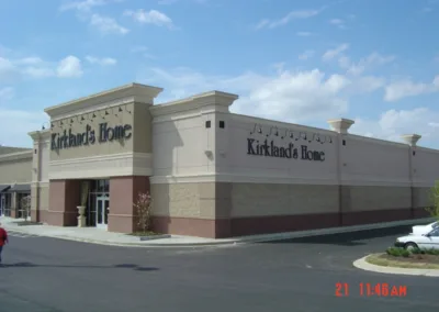 A kitchen & bath store in a parking lot.